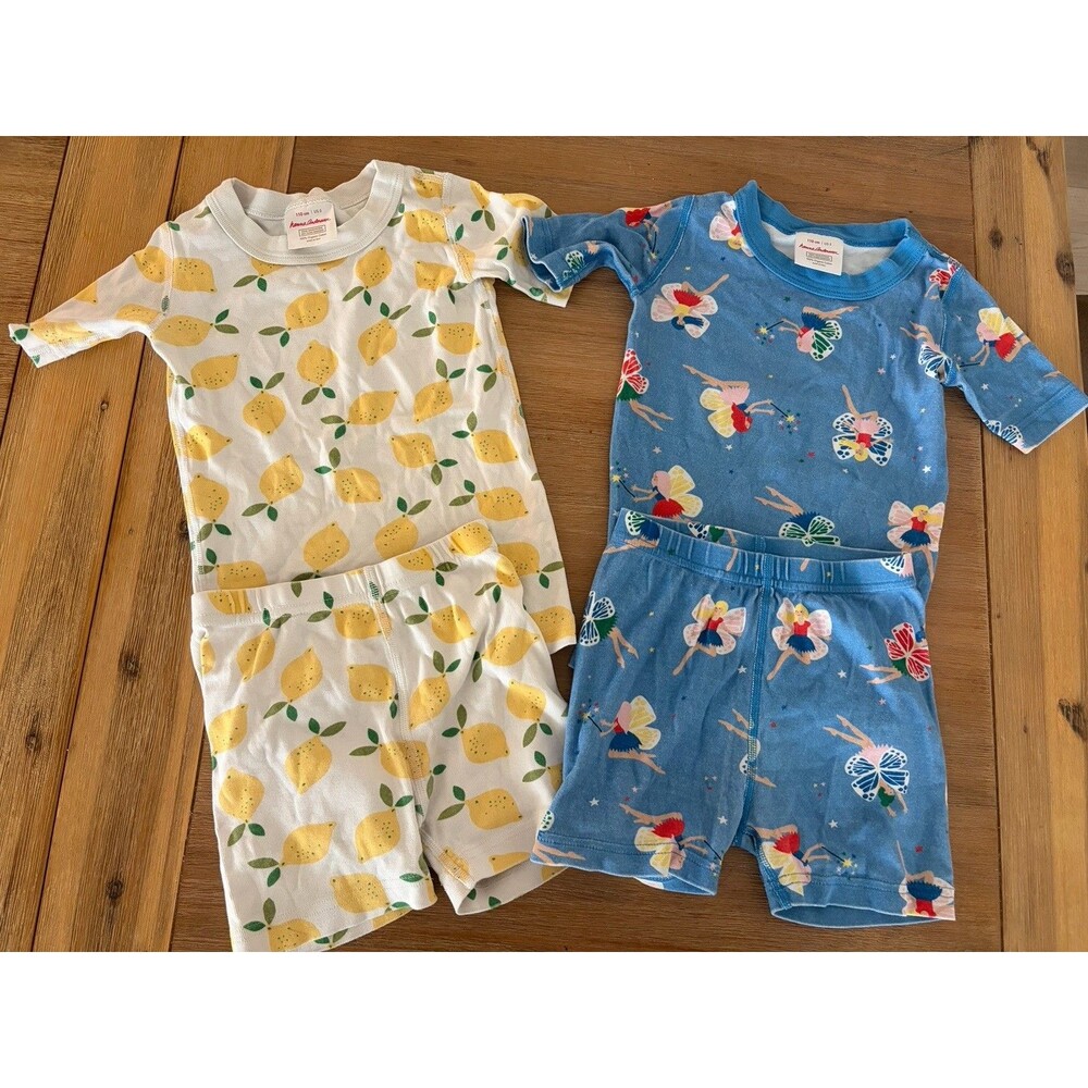 Hanna Andersson 2pc Organic Cotton Pajama Set Size 110cm/5 Shorts